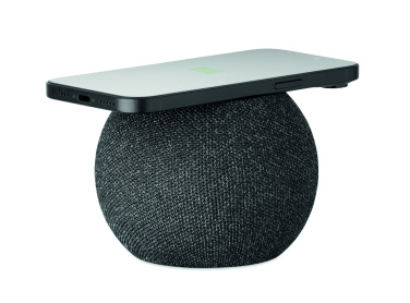 Logo trade business gift photo of: 15W wireless charger speaker
