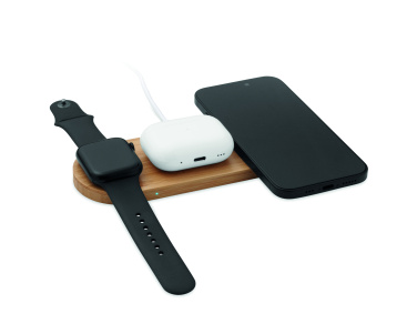Logotrade promotional products photo of: 3 in 1 15W wireless charger