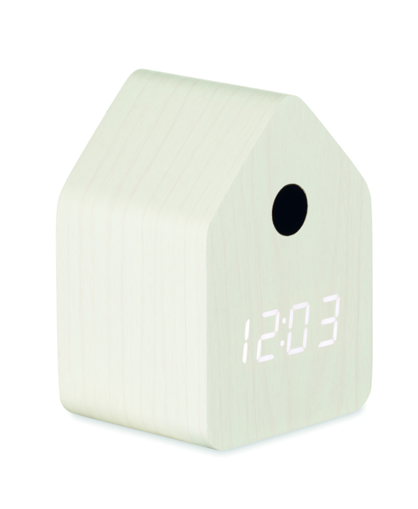Logo trade promotional gifts picture of: MDF cuckoo alarm clock