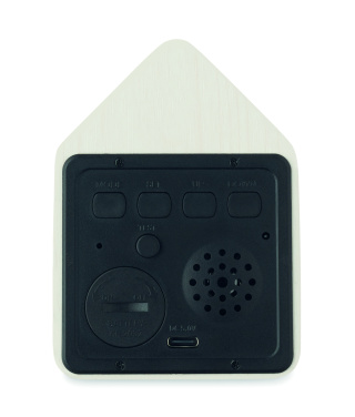Logo trade business gift photo of: MDF cuckoo alarm clock