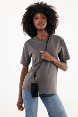 Logo trade promotional merchandise image of: CarryLoop RCS recycled PET adjustable phone holder lanyard