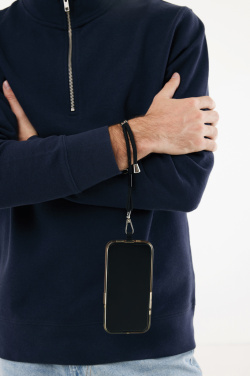 Logo trade promotional merchandise photo of: CarryLoop RCS recycled PET adjustable phone holder wristlet