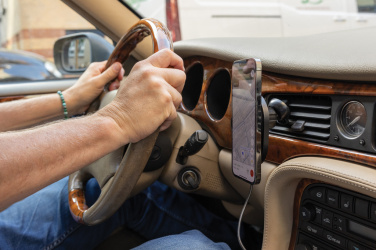 Logotrade advertising products photo of: PowerCruze RCS rplastic 15W magnetic charging car holder