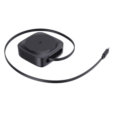 Logo trade corporate gifts image of: Urban Vitamin Goleta 2-in-1 15W magnetic wireless charger