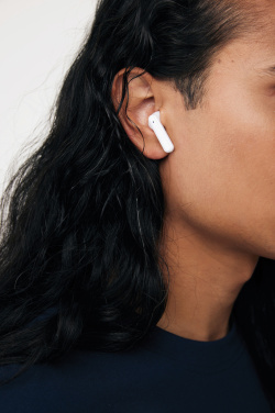 Logo trade promotional merchandise picture of: Tunevo RCS recycled plastic wireless earbuds