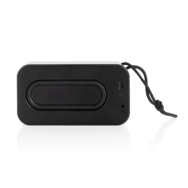 Logo trade advertising products image of: Swiss Peak RCS recycled aluminium 10W bass speaker