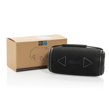 Logo trade promotional gifts picture of: Prisma RCS recycled plastic IPX 4 waterpoof 16W speaker