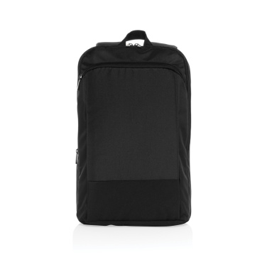 Logotrade corporate gift picture of: Flexpack Aware™ RPET Expandable Slim 15.6" Laptop Backpack