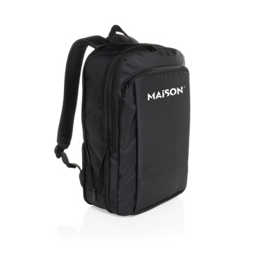 Logotrade promotional item picture of: Flexpack Aware™ RPET Expandable Slim 15.6" Laptop Backpack