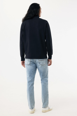 Logo trade promotional gifts picture of: IQONIQ Elgon recycled cotton quarter zip sweater