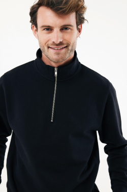 Logotrade corporate gift picture of: IQONIQ Elgon recycled cotton quarter zip sweater
