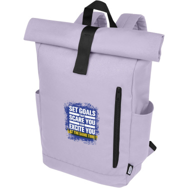 Logotrade promotional item image of: Byron 15.6" GRS RPET roll-top backpack 18L