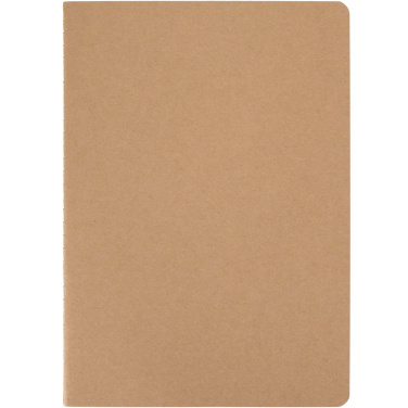 Logo trade advertising products picture of: Slyk A5 kraft cahier notebook with ruled pages