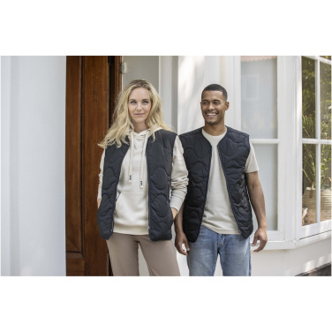 Logo trade advertising products image of: Quartz GRS recycled unisex quilted bodywarmer