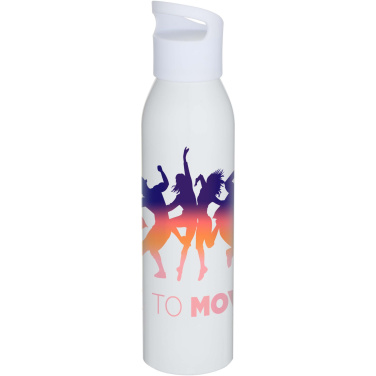 Logo trade promotional items image of: Sky 650 ml RCS recycled single wall stainless steel water bottle