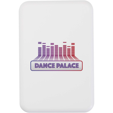 Logo trade advertising products image of: Acrab 5000 mAh 15W magnetic wireless power bank with 20W PD - made from recycled plastic