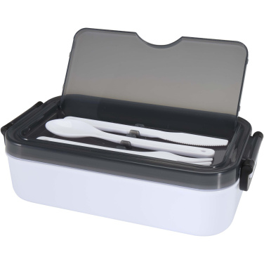 Logotrade promotional giveaway picture of: Snappy lunch box and cutlery set