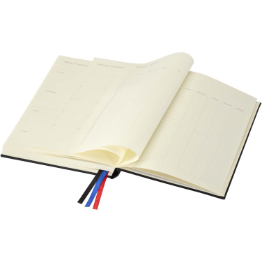 Logo trade corporate gifts picture of: Alder A5 hard cover notebook