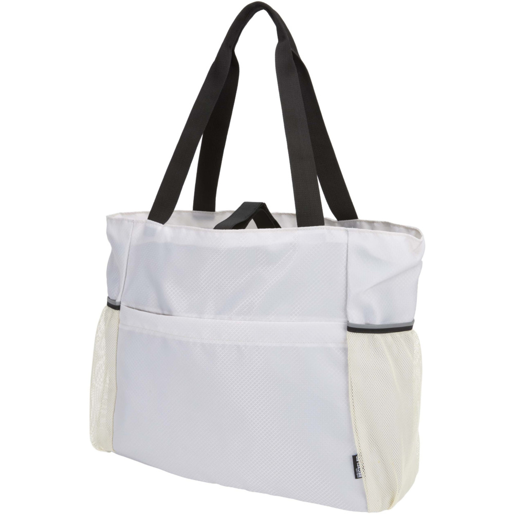 Logo trade promotional giveaway photo of: Nomad GRS recycled yoga tote bag 18L