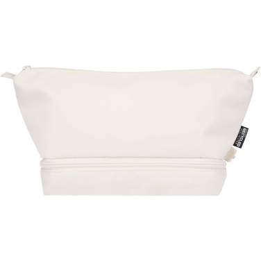 Logo trade corporate gift photo of: Trip Aware™ recycled travel toiletry bag 6L