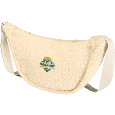 Logo trade business gifts image of: Bear GRS recycled sherpa crossbody bag 3L