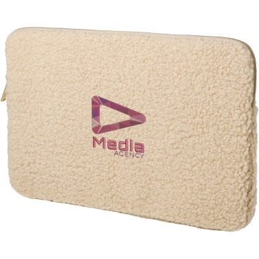 Logo trade promotional giveaways image of: Bear 13" GRS recycled sherpa laptop sleeve 2L