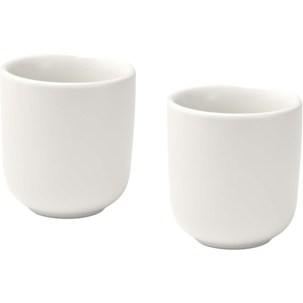 Logotrade promotional product picture of: Male 90 ml ceramic espresso cups - set of 2