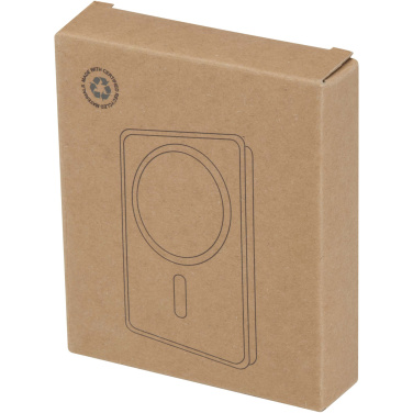 Logo trade promotional products picture of: Acrab 10.000 mAh 15W magnetic wireless power bank with 20W PD - made from recycled plastic