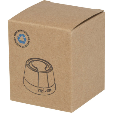 Logo trade promotional items picture of: Horna 3W recycled plastic magnetic wireless speaker