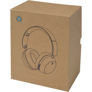 Logotrade promotional product image of: Hoggar recycled plastic over-ear foldeable ANC and ENC headphones