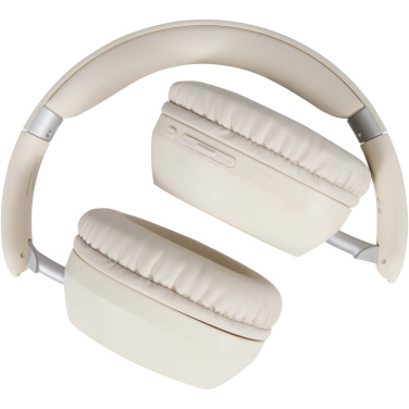 Logotrade advertising product image of: Hoggar recycled plastic over-ear foldeable ANC and ENC headphones