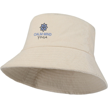 Logo trade promotional products image of: Howson recycled corduroy sun hat