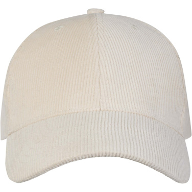 Logo trade business gifts image of: Hutton 6 panel recycled corduroy cap