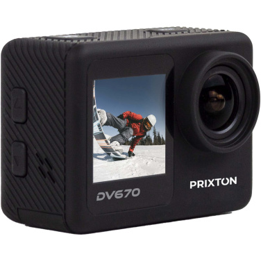 Logo trade promotional gifts image of: Prixton DV670 4K dual screen action camera