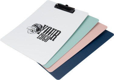 Logo trade promotional products image of: Writing pad with clip