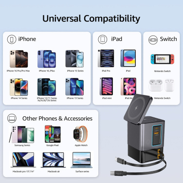 Logotrade corporate gifts photo of: Urban Vitamin Sacramento 105W GAN charger+retractable cables