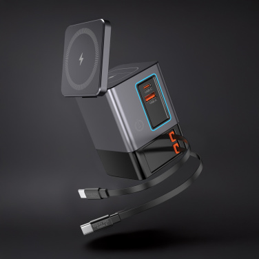 Logotrade promotional products photo of: Urban Vitamin Sacramento 105W GAN charger+retractable cables