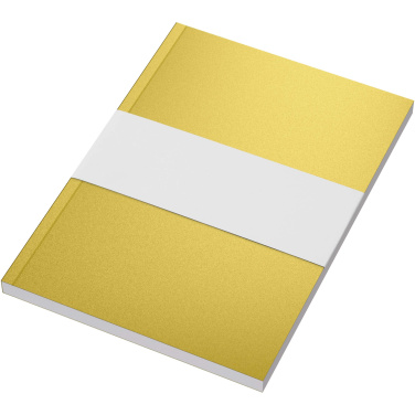Logo trade advertising products picture of: Novella Austen A5 metallic soft cover notebook - 100 sheets