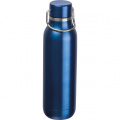 Stainless steel water bottle BORGHOLM, blue