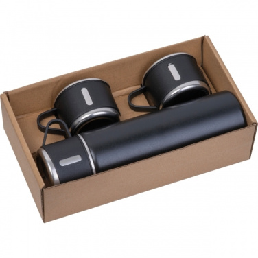 Logo trade promotional giveaways image of: Insulated bottle set ICELAND