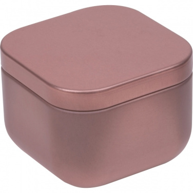 Logo trade promotional item photo of: Candle in tin PRAGUE