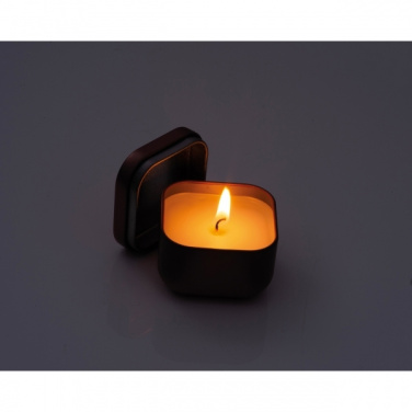Logotrade advertising products photo of: Candle in tin PRAGUE