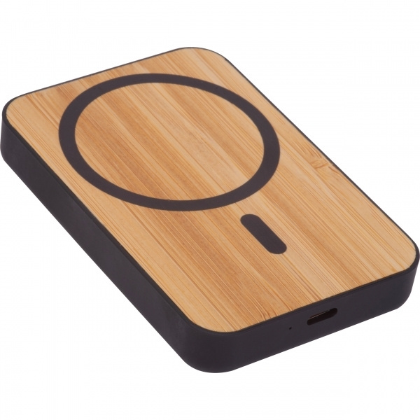 Logo trade promotional merchandise photo of: Wireless power bank 5 000 mAh CAIRO