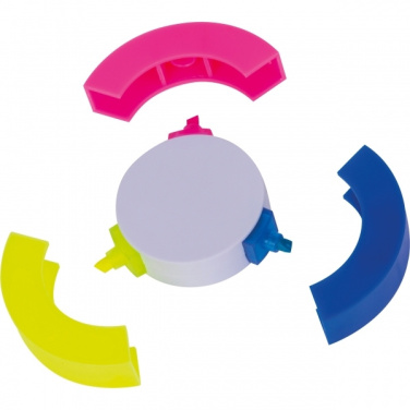 Logo trade promotional merchandise image of: 3-in-1 Highlighter ANDORRA