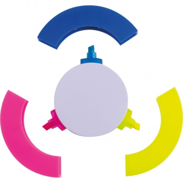 Logo trade promotional merchandise image of: 3-in-1 Highlighter ANDORRA