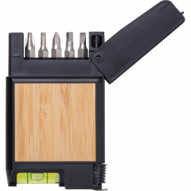 Logo trade advertising products picture of: 3-Meter Tape Measure with Level HALIFAX