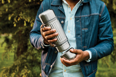 Logo trade promotional items picture of: Black+Blum Explorer Flask Duo 1L