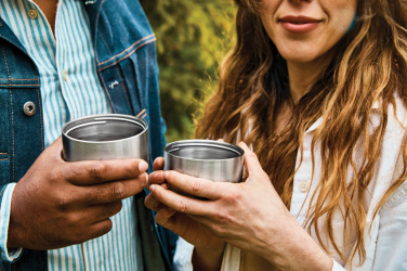 Logotrade corporate gift image of: Black+Blum Explorer Flask Duo 1L