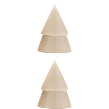 Logotrade promotional merchandise image of: Originalhome Xmas tree candle set of 2 - M