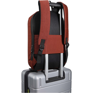 Logo trade advertising products picture of: Luma 15" GRS recycled anti-theft laptop backpack 10L